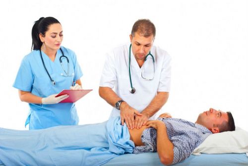 Пальпация живота